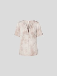 Blusenshirt im Batik-Look von Raquel Allegra Silber - 3