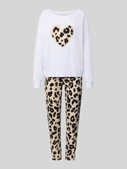 Relaxed Fit Pyjama aus reiner Baumwolle Modell 'Schmusekatze' von LOUIS & LOUISA - 13