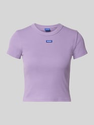 Slim Fit T-Shirt aus Baumwoll-Mix Modell 'Baby Tee' von HUGO Blue - 16