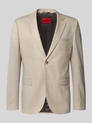 Marynarka garniturowa o kroju super slim fit z mieszanki żywej wełny model 'ARTI' od HUGO - 24