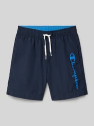 Badehose mit Eingrifftaschen und Logo-Print von Champion - 26