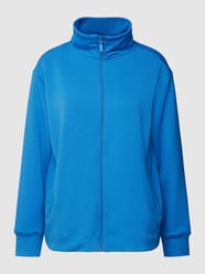 Sweatjack met steekzakken opzij van Christian Berg Woman Blauw - 37