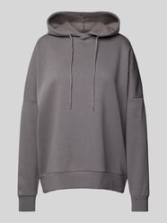 Hoodie met ribboorden, model 'ALDEN' van Noisy May Grijs / zwart - 33