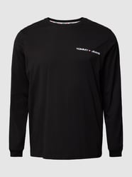PLUS SIZE Longsleeve mit Label-Print von Tommy Jeans Plus Schwarz - 37