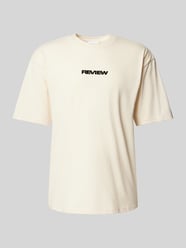 T-Shirt mit Label-Print von REVIEW Beige - 36