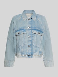 Kurtka jeansowa o kroju regular fit z czystej bawełny z taśmą z logo od Calvin Klein Jeans - 4