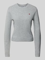 Eng anliegender Strickpullover mit Rundhalsausschnitt von Review - 31