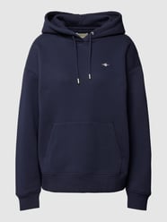 Hoodie mit Kapuze Modell 'SHIELD' von Gant Blau - 15