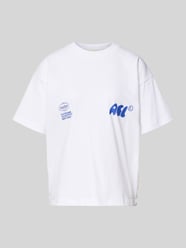 Oversized T-Shirt mit Label-Print Modell 'Oyster and Champange' von ANOTHER COTTON LAB - 6