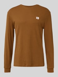 Slim fit shirt met lange mouwen en logopatch, model 'Waffle' van Calvin Klein Jeans - 36