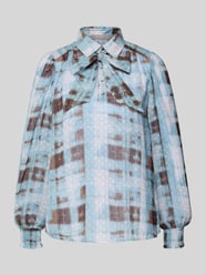 Regular Fit Schluppenbluse mit Knopfleiste von Christian Berg Woman Selection - 43