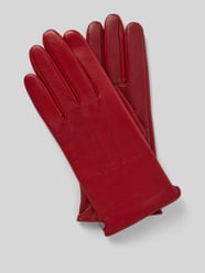 Lederhandschuhe mit Label-Applikation Modell 'TALLIN TOUCH' von Roeckl Rot - 8