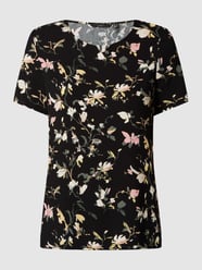 T-shirt van viscose, model 'Simply' van Vero Moda Grijs / zwart - 31