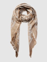 Schal mit Label-Print von Weekend Max Mara Beige - 37