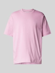 T-Shirt mit Label-Print Modell 'JOEL' von Samsøe & Samsøe Pink - 24
