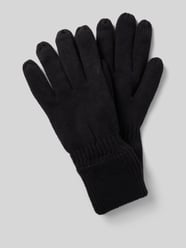 Handschuhe mit geripptem Abschluss von camel active - 41