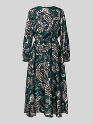 Cocktailjurk met ronde hals van Rinascimento - 10