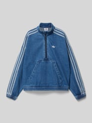 Jeansjacke mit kurzer Reißverschlussleiste von adidas Originals - 5