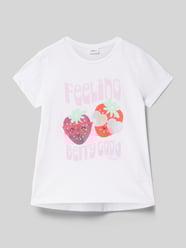 T-shirt o kroju regular fit z czystej bawełny od s.Oliver RED LABEL - 43