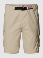 Szorty cargo z wyhaftowanym logo od Tommy Jeans Plus Biały - 37