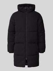 Regular fit gewatteerde lange jas met capuchon, model 'Jorvester' van Jack & Jones - 18