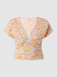 Cropped Shirt mit floralem Muster Modell 'Pella' von Only Orange - 38