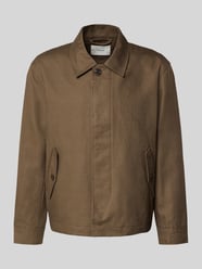 regular fit overhemdjack van mix van katoen en linnen model 'LEWIS' van Selected Homme - 17