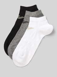 Socken mit Label-Print im 3er-Pack von Emporio Armani - 40