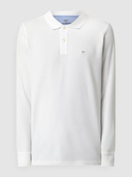 Poloshirt aus Supima®-Baumwolle von Fynch-Hatton Weiß - 47