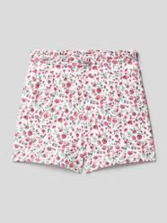 Shorts mit Allover-Muster  Modell 'DOTTA' von Name It Weiß - 33