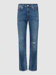 Jeans mit Label-Patch aus Leder Modell 'HOUSTON' von Tommy Hilfiger Blau - 20