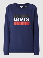 Relaxed Fit Sweatshirt aus Baumwollmischung von Levi's® Blau / Türkis - 33