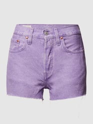 High Rise Jeansshorts aus reiner Baumwolle von Levi's® - 23