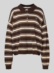 Oversized poloshirt met logostitching, model 'paige' van Gestuz - 33