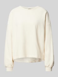 Oversized Sweatshirt mit gerippten Abschlüssen Modell 'BOBYPARK' von American Vintage Beige - 42