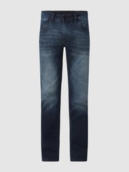 Slim Fit Jeans mit Stretch-Anteil Modell 'Freddy' von Blue Monkey Blau / Türkis - 48