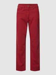 Straight Fit Jeans im 5-Pocket-Design Modell 'Greta' von Zerres Rot - 35