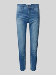 Skinny Fit Jeans mit verkürztem Schnitt Modell 'Ornella' von Angels Blau - 39