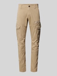 Tapered Fit Cargohose mit Label-Print Modell 'NORDROP' von PME Legend Beige - 47