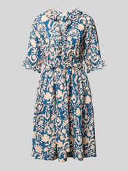 Knielanges Kleid aus Viskose im Allover-Look von Christian Berg Woman - 5