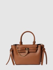 Torebka z aplikacją z logo od MICHAEL Michael Kors Brązowy - 44