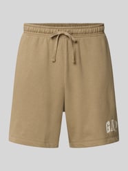 Straight Fit Shorts mit Logo-Stitching Modell 'Arch' von GAP Beige - 43
