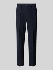 Regular fit stoffen broek met viscose van Profuomo - 25
