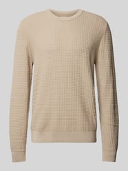 Strickpullover mit gerippten Abschlüssen Modell 'GRAANMO' von Armedangels Beige - 18