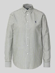 Regular fit overhemdblouse van mix van katoen en linnen van Polo Ralph Lauren - 8