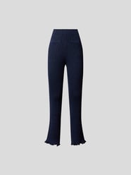 Flared Fit Wollhose von Paco Rabanne Blau - 13