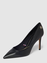 Pumps met labeldetail in metallic, model 'POINTY FEMININE' van Tommy Hilfiger - 23