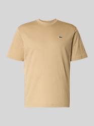 Regular Fit T-Shirt aus reiner Baumwolle von Lacoste Beige - 5