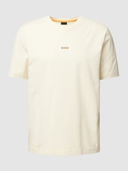 Relaxed Fit T-Shirt mit Label-Detail von BOSS Orange Beige - 5