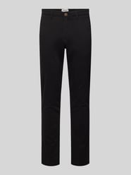 Chinosy o kroju slim fit z dodatkiem streczu od JACK & JONES - 33